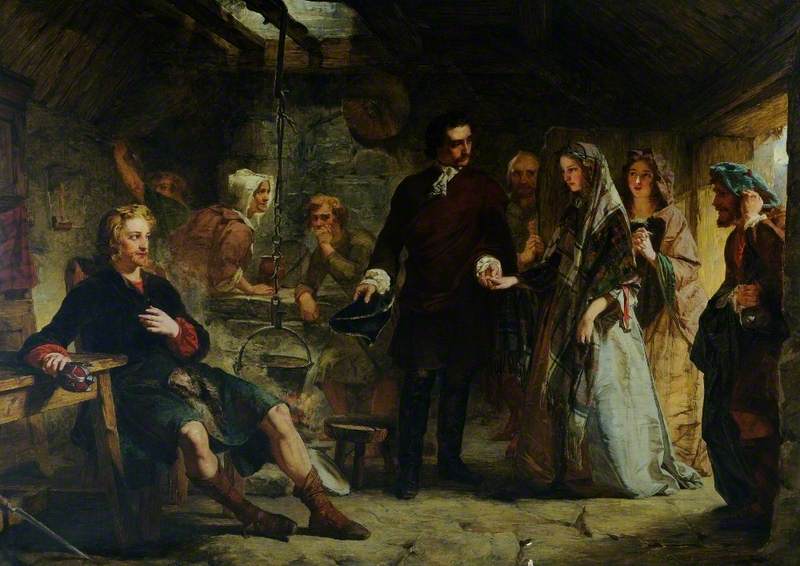 Johnston, Alexander, 1815-1891; Flora MacDonald's Introduction to Bonnie Prince Charlie