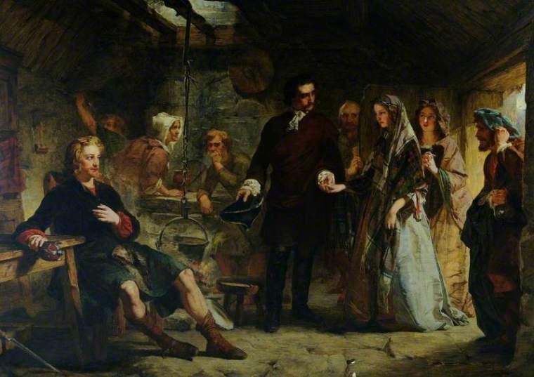 Johnston, Alexander, 1815-1891; Flora MacDonald's Introduction to Bonnie Prince Charlie