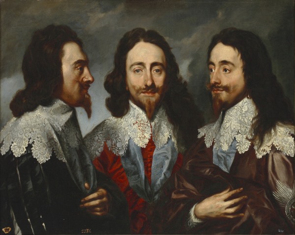 Un'originale ritratto di Carlo I: Charles in three positions, di Anthony van Dyck, (1635–36)