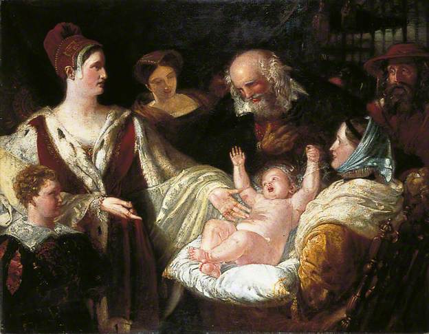 Mary, Queen of Scots When an Infant by Benjamin Haydon