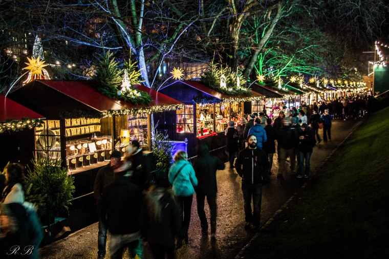 Edinburgh Edimburgo Christmas markets