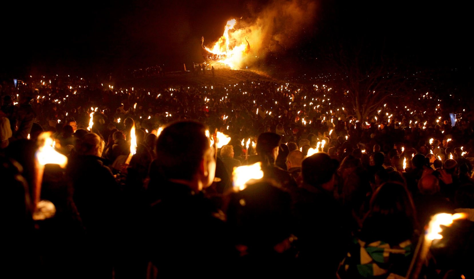 Son et Lumiere Finalelight and firework display. Calton Hill